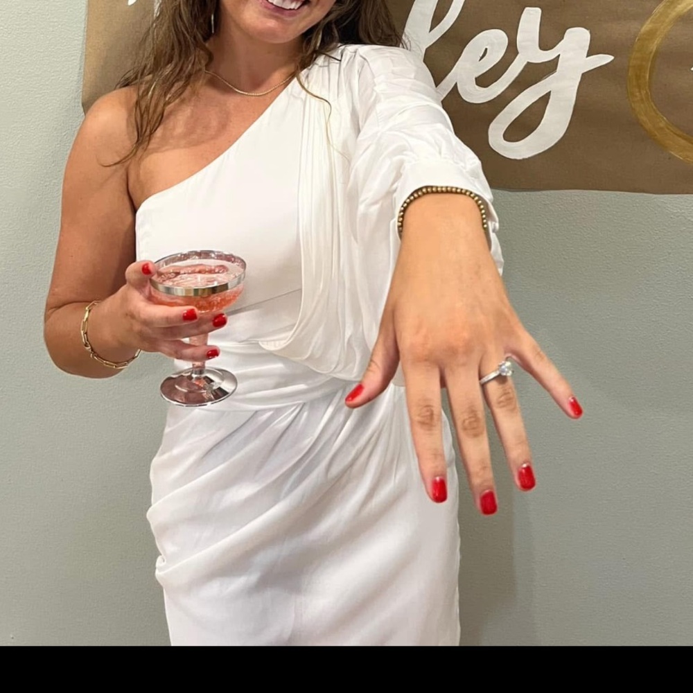 DO+BE White Satin Dress